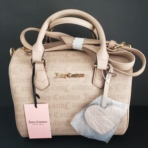 Juicy Couture Bestsellers Fame Satchel Gothic Dots Cafe NWT